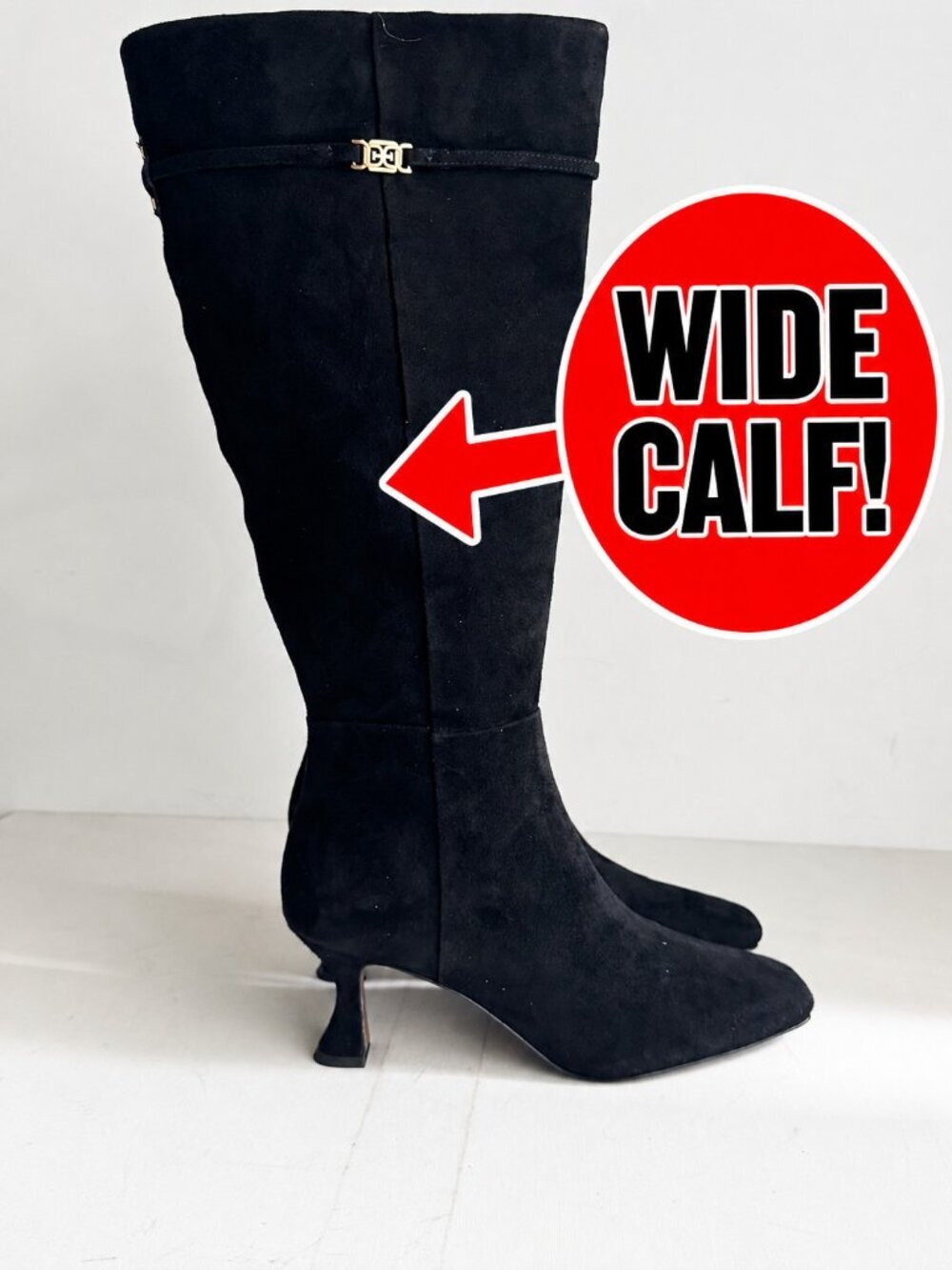 Sam Edelman Lyla Knee high Suede Boots 10 Wide Calf